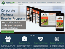 Tablet Screenshot of moreactive.com